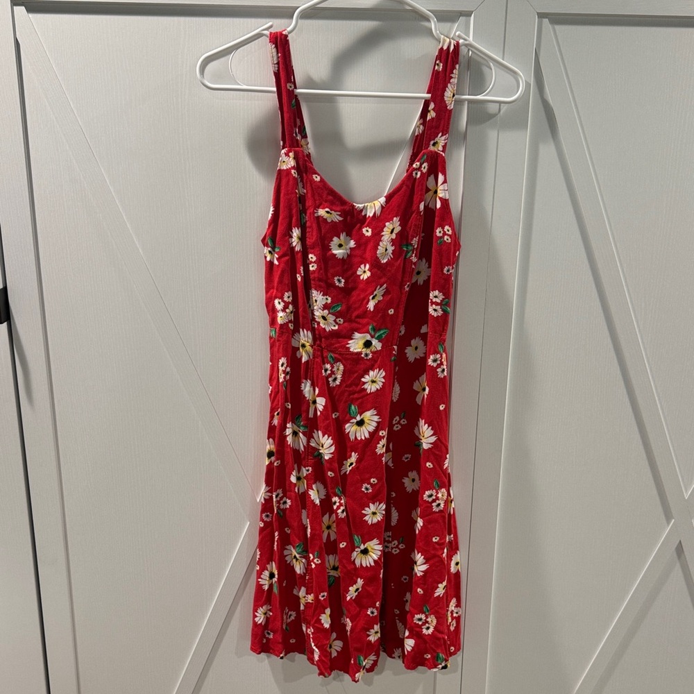 Red Floral Sundress